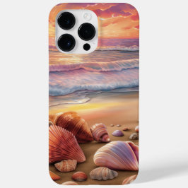 SONNENSTRANDSCHENZE MIT FARBHAFTEN SAISHELLEN Case-Mate iPhone 14 PRO MAX HÜLLE
