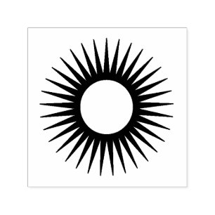 Sonnensymbol-Stempel Permastempel