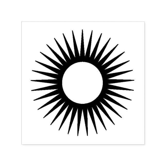 Sonnensymbol-Stempel Permastempel (Design)