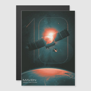 Sonnensystem, 10 Jahre Maven Mars Satelit Magneteinladung