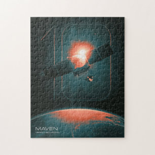 Sonnensystem, 10 Jahre Maven Mars Satelit Puzzle