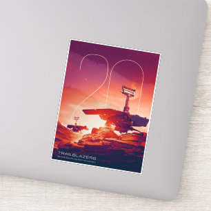 Sonnensystem, 20 Jahre Geist und Chancen Aufkleber