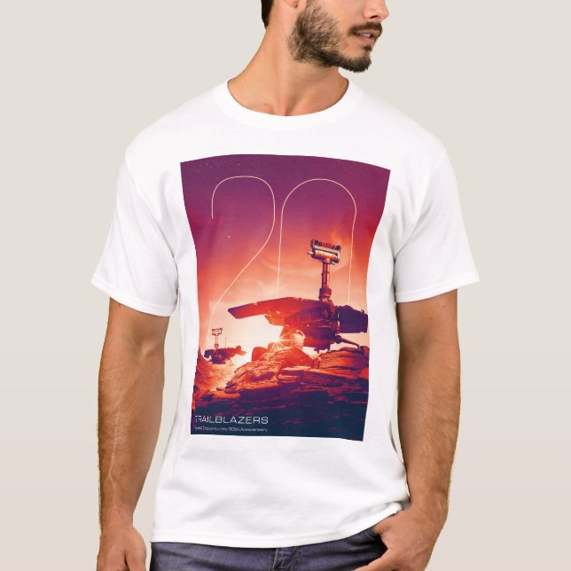 Sonnensystem, 20 Jahre Geist und Chancen T-Shirt (Vorderseite)