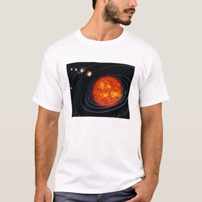 Sonnensystem 8 T-Shirt (Vorderseite)