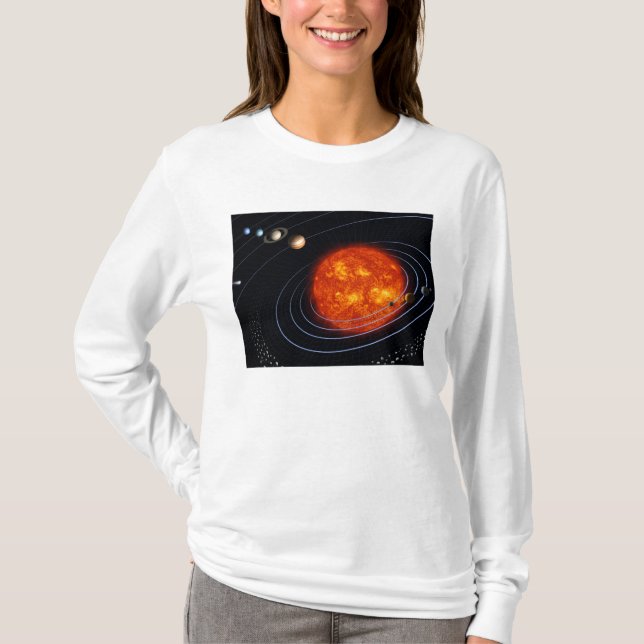 Sonnensystem 8 T-Shirt (Vorderseite)