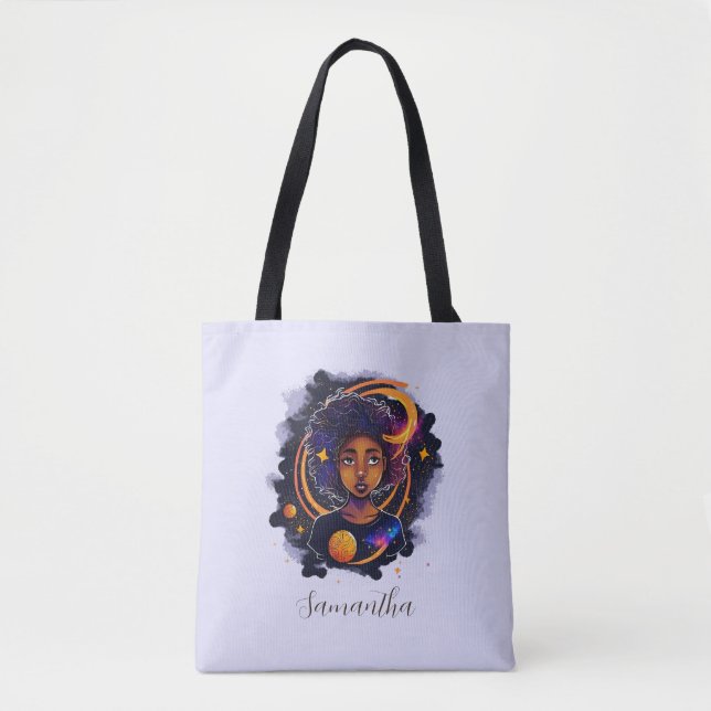 Sonnensystem Afro Woman (Vorderseite)
