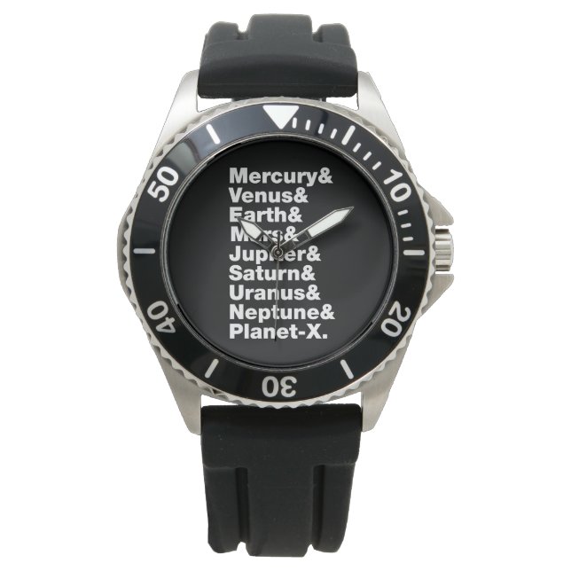 Sonnensystem Armbanduhr (Vorderseite)