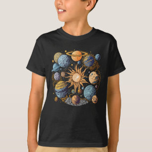 Sonnensystem Art T-Shirt