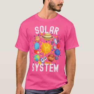 Sonnensystem Astronomie für Kinder Shirt Planet