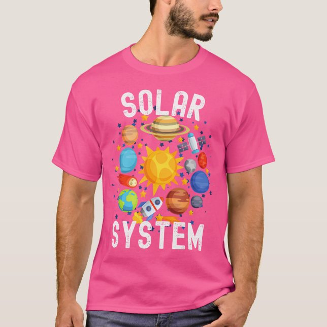Sonnensystem Astronomie für Kinder Shirt Planet (Vorderseite)