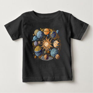 Sonnensystem Baby T-shirt
