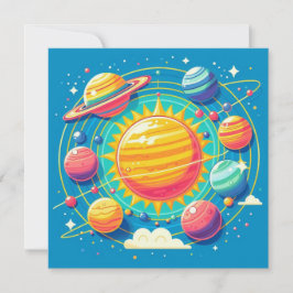 Sonnensystem Einladung