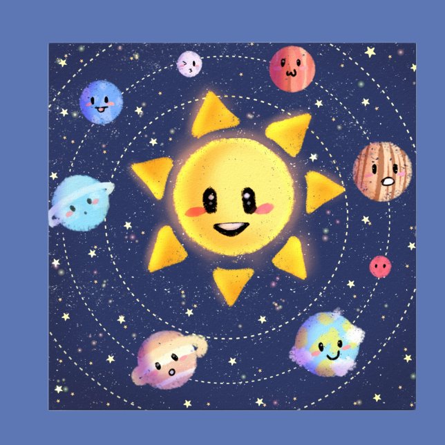 Sonnensystem Galaxy Planets Poster (Von Creator hochgeladen)