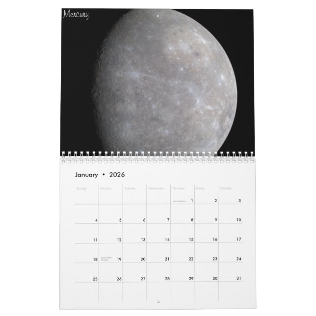 Sonnensystem-Kalender Kalender (Jan 2026)