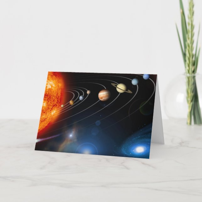 "Sonnensystem " Karte (Vorderseite)