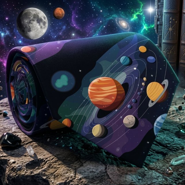 Sonnensystem Krawatte (Von Creator hochgeladen)
