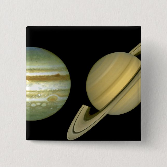 Sonnensystem ~ Long View Button (Vorderseite)