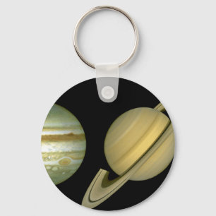 Sonnensystem ~ Long View Schlüsselanhänger