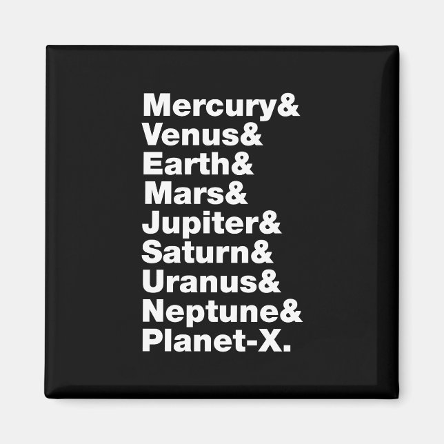 Sonnensystem Magnet (Vorne)