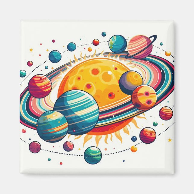 Sonnensystem Magnet (Vorne)