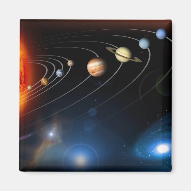 "Sonnensystem" Magnet (Vorne)