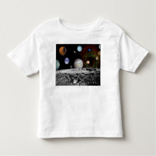Sonnensystem-Montage der Voyager-Bilder Kleinkind T-shirt
