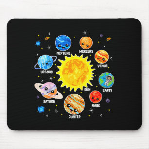 Sonnensystem Planet Raum Planeten Jungen Mädchen K Mousepad