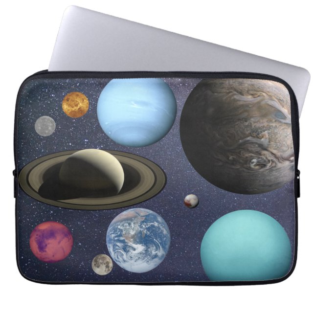 Sonnensystem Planeten Elektronik-Beutel Laptopschutzhülle (Vorderseite)