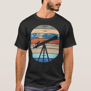 Sonnensystem Planeten Galaxie Astronomie Sternengu T-Shirt