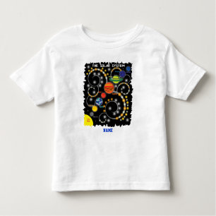Sonnensystem-Planeten-Raum-Astronomie Kleinkind T-shirt