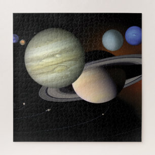 Sonnensystem Puzzle