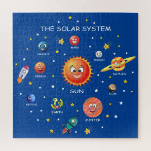 Sonnensystem Puzzle