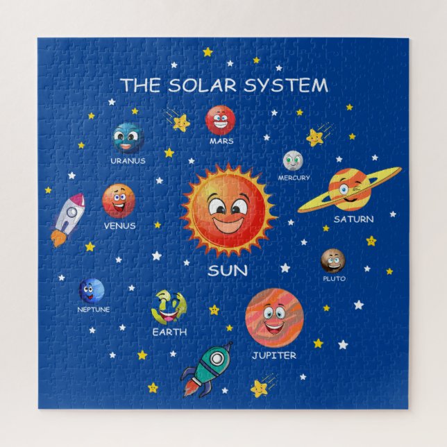 Sonnensystem Puzzle (Vertikal)