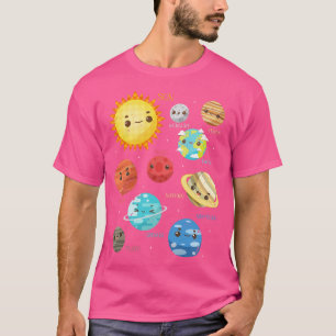 Sonnensystem Sonnenplanet Astronomie T-Shirt