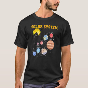 Sonnensystem Sun Planet Science Astronomie Space M T-Shirt