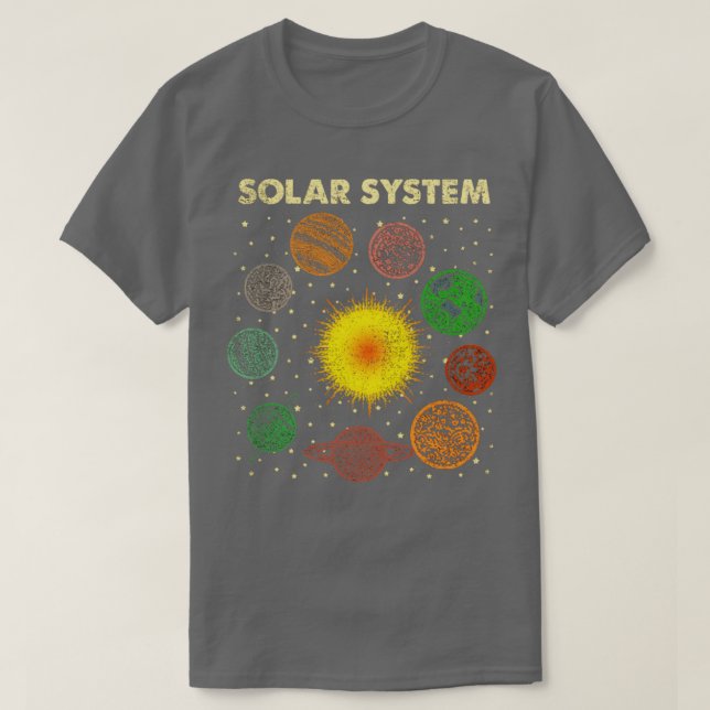 Sonnensystem T-Shirt (Design vorne)