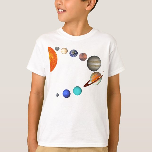 Sonnensystem T-Shirt (Vorderseite)