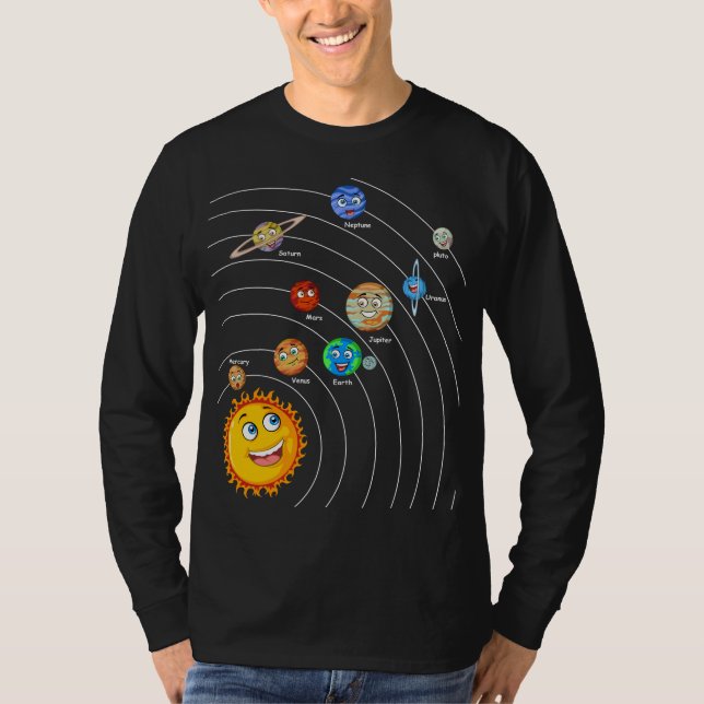 Sonnensystem T-Shirt (Vorderseite)