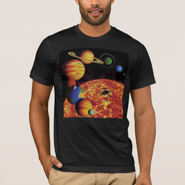 Sonnensystem T-Shirt (Vorderseite)
