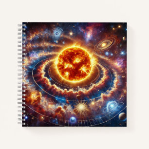 Sonnensystem & Weltraumforschung Notizbuch