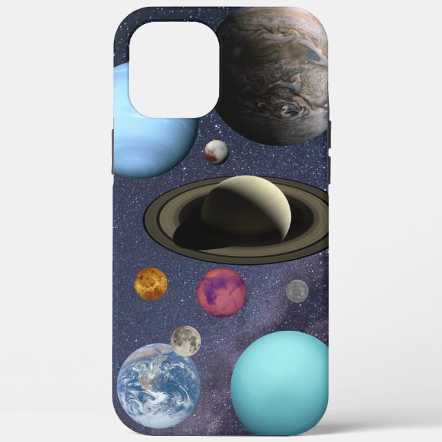 Sonnensysteme Case-Mate iPhone Hülle (Rückseite)