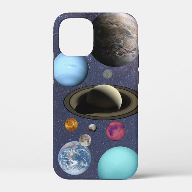 Sonnensysteme Case-Mate iPhone Hülle (Rückseite)