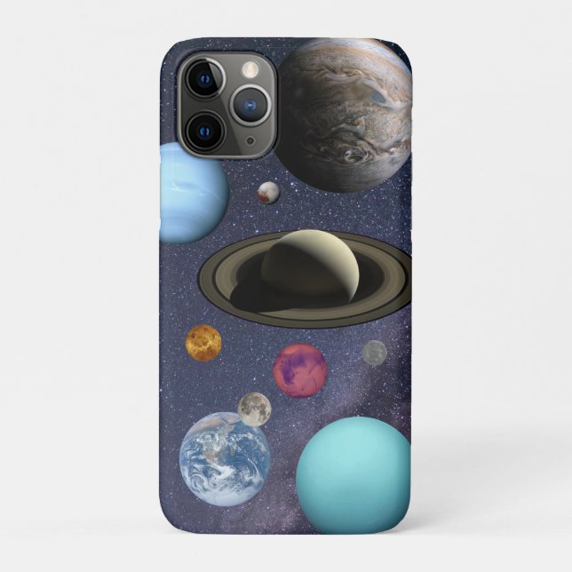 Sonnensysteme Case-Mate iPhone Hülle (Rückseite)