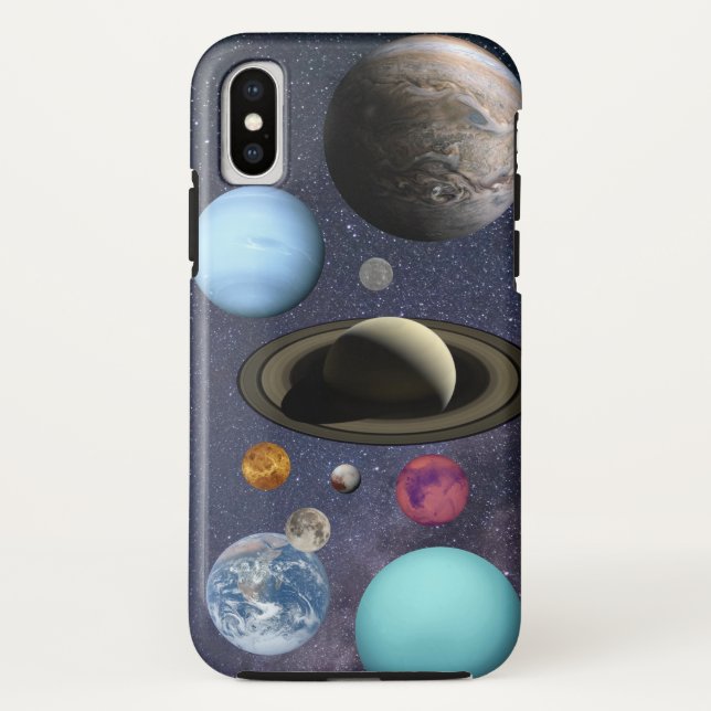 Sonnensysteme Case-Mate iPhone Hülle (Rückseite)