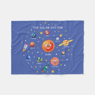 Sonnensysteme Planeten Fleecedecke