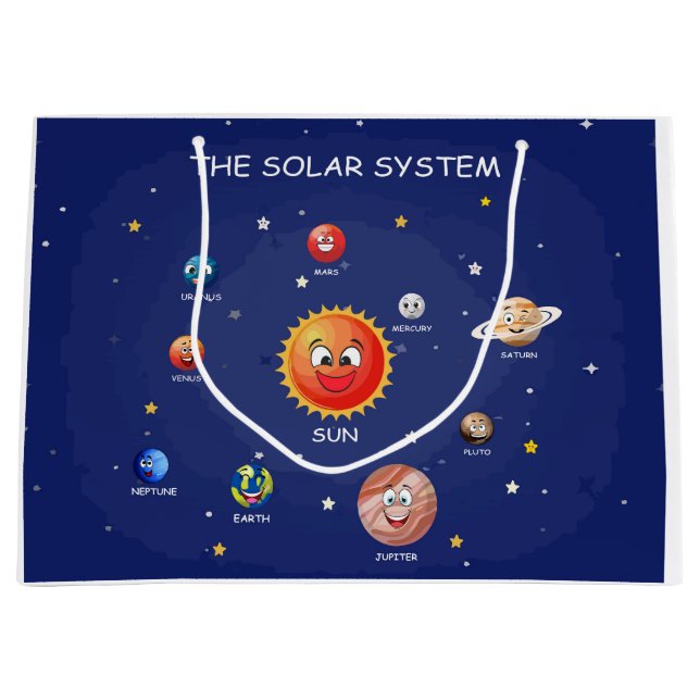 Sonnensysteme Planeten Große Geschenktüte (Vorderseite)