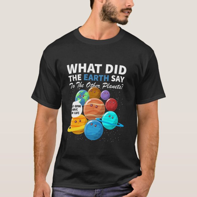 Sonnensysteme Planets Funny Gips for Space Geeks L T-Shirt (Vorderseite)