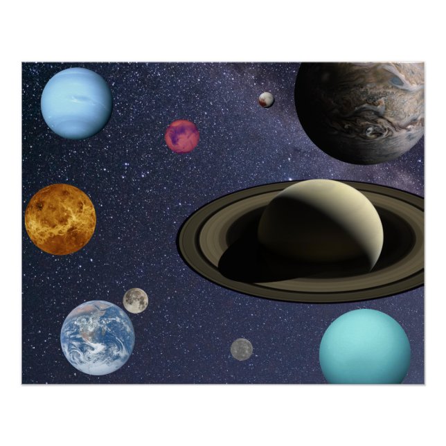 Sonnensysteme Poster (Vorderseite)