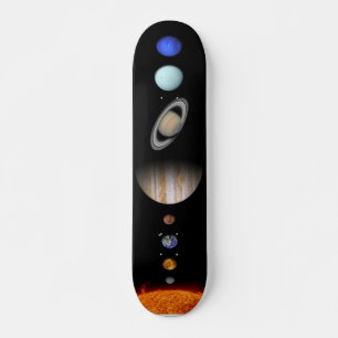 Sonnensystemplanen Skate Deck Skateboard