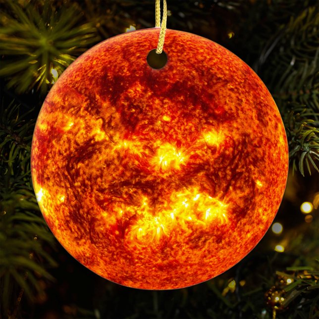 Sonnensystems Weihnachtsbaum mit hoher Auflösung Keramik Ornament (Von Creator hochgeladen)